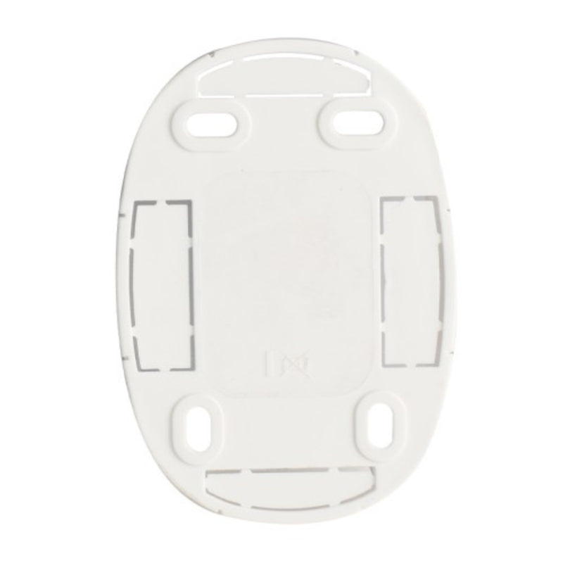 Supporto Distanziatore Ovale per Canaline da Parete Bianco