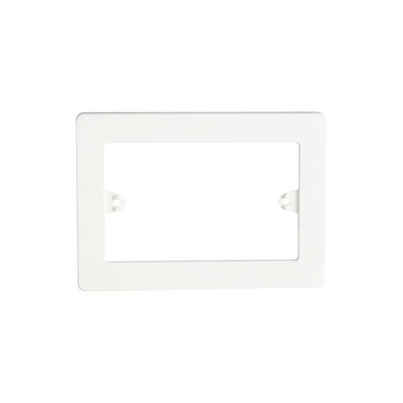 SERIE ROUND ADATTATORE SCATOLA 503 3 MODULI COL.BIANCO