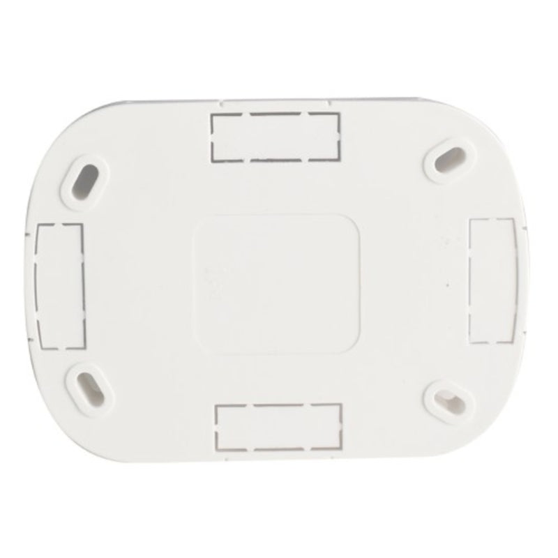 Supporto Distanziatore Rettangolare da Parete per Serie Ovale Bianco