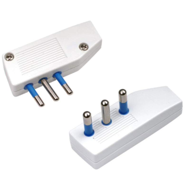 SPINA 16A 2P+T SALVASPAZIO E REVERSIBILE IMQ BIANCA