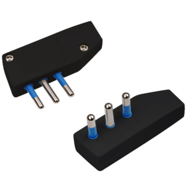 SPINA 16A 2P+T SALVASPAZIO E REVERSIBILE IMQ NERA