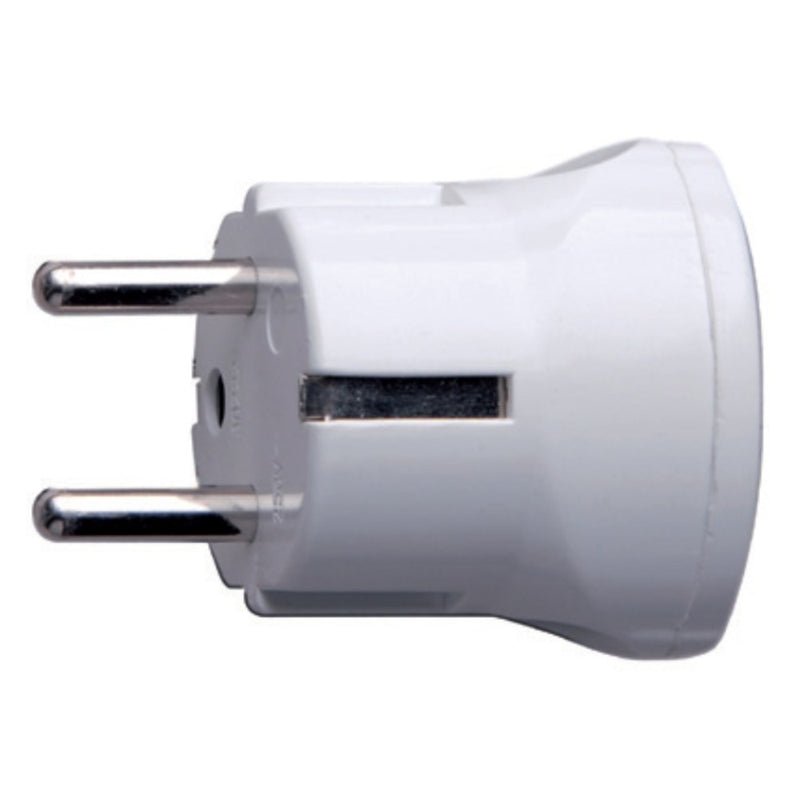 ADATTATORE SPINA FRANCO/TEDESCA 16A 2P+T PRESA BIPASSO 10/16A