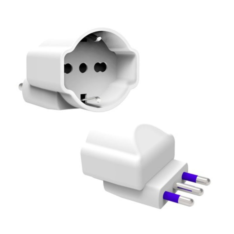 ADATTATORE SALVASPAZIO SP DISASSATA 16A 2P+T 1 PR UNIVERSALE BIANCO