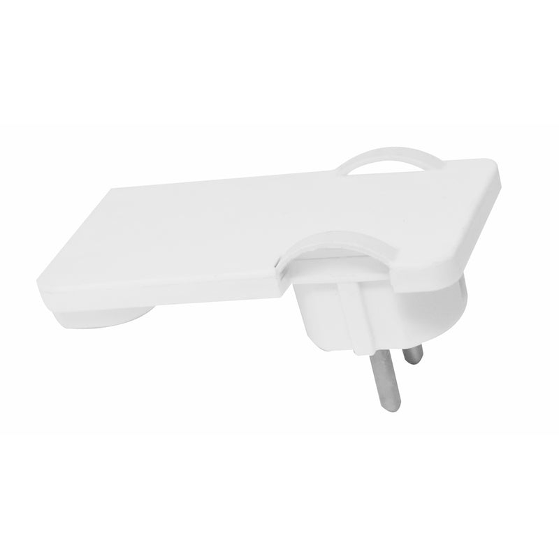 SPINA PIATTA SCHUKO 16A 2P+T TUV BIANCA