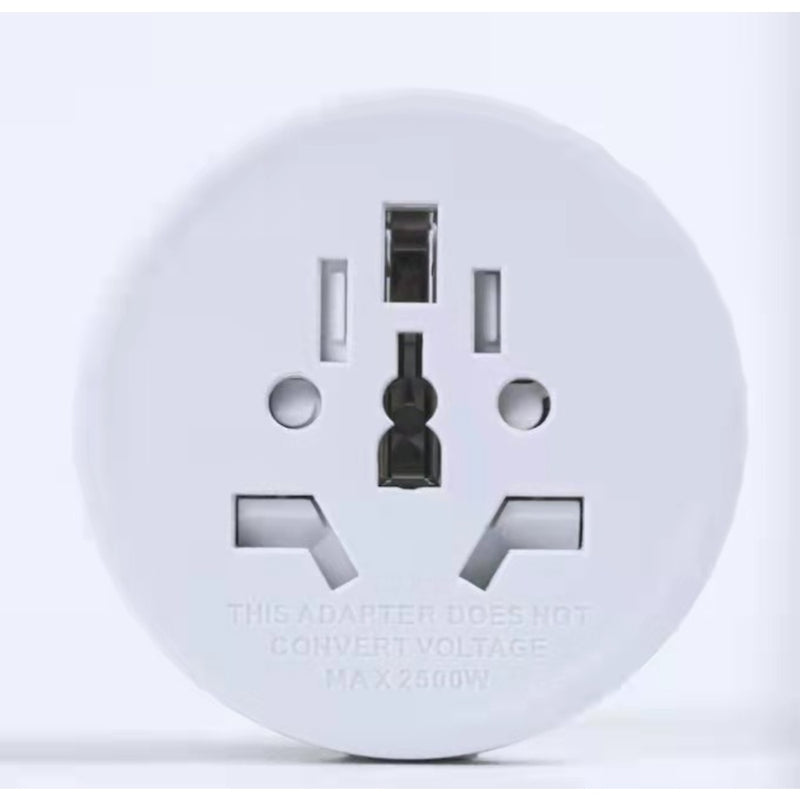 ADATTATORE DA VIAGGIO SPINA STANDARD ITALIANO 10A 2P+T PRESA UNIVERSALE - Elettrowatt