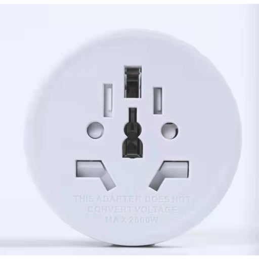 ADATTATORE DA VIAGGIO SPINA STANDARD ITALIANO 10A 2P+T PRESA UNIVERSALE - Elettrowatt