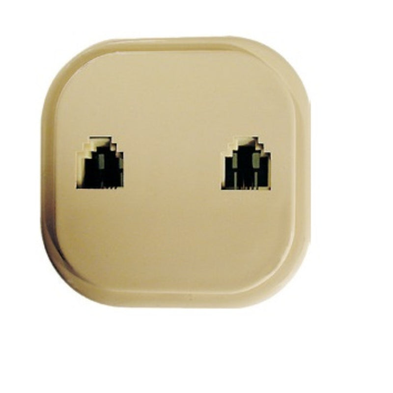 PRESA DA PARETE MODULARE 2 PRESE PASSO 6/4