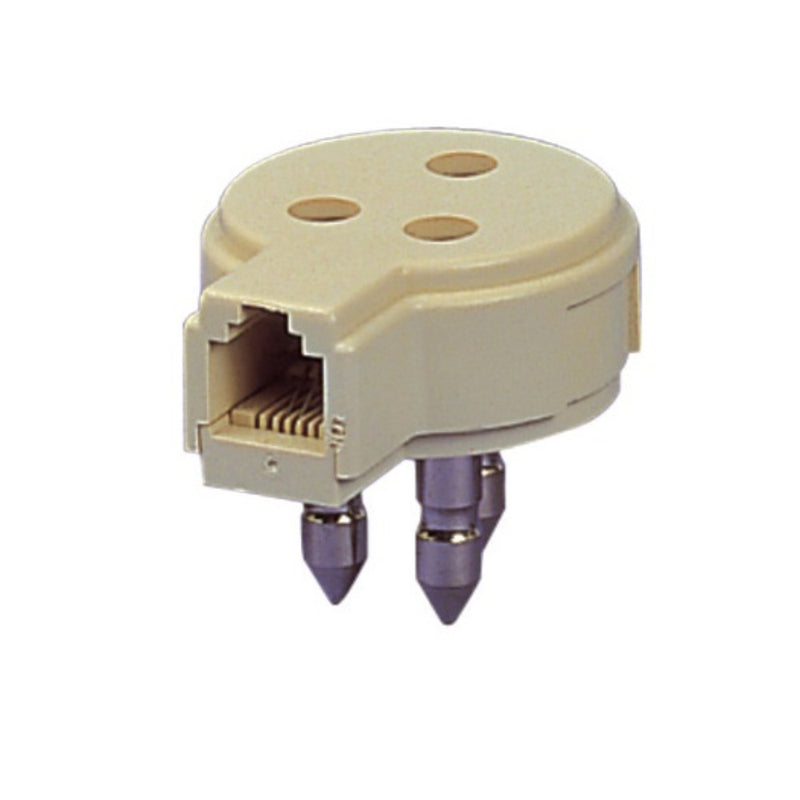 PRESA/SPINA TRIPOLARE CON PRESA MODULARE PASS