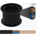 CAVO 2X1 NERO - BOBINA 100METRI - PREZZO AL METRO - ElettroWatt.eu