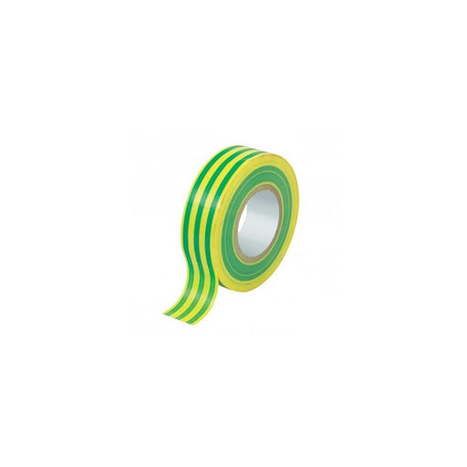 Nastro Isolante 15X10mm in PVC giallo/verde - ElettroWatt.eu