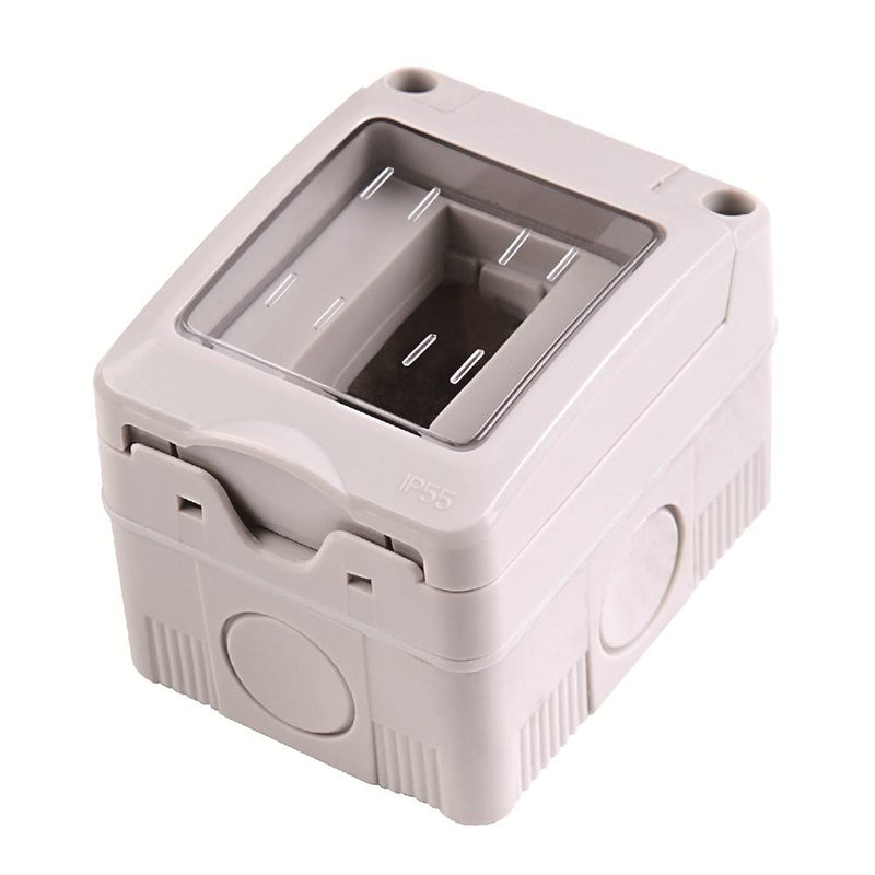 CONTENITORE PORTAFRUTTI DA PARETE 1 POSTO CON COPERCHIO-IP55