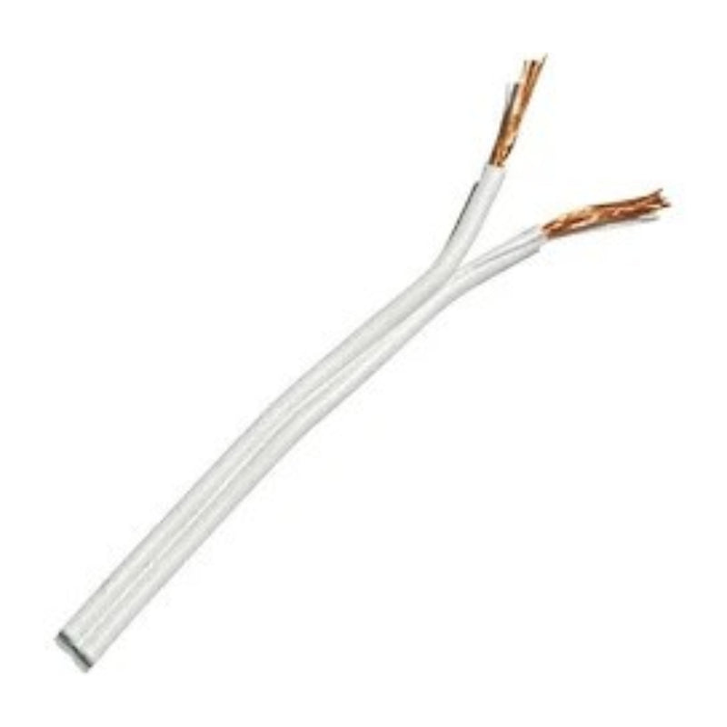 Cavo Piattina 2x1.00mm2 BIANCA/BIANCA - Bobina da 100MT - PREZZO AL METRO - Elettrowatt