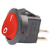 INTERRUTTORE A BILANCIERE 3A 250V MINIATURA DA PANNELLO - ROSSO - ElettroWatt.eu