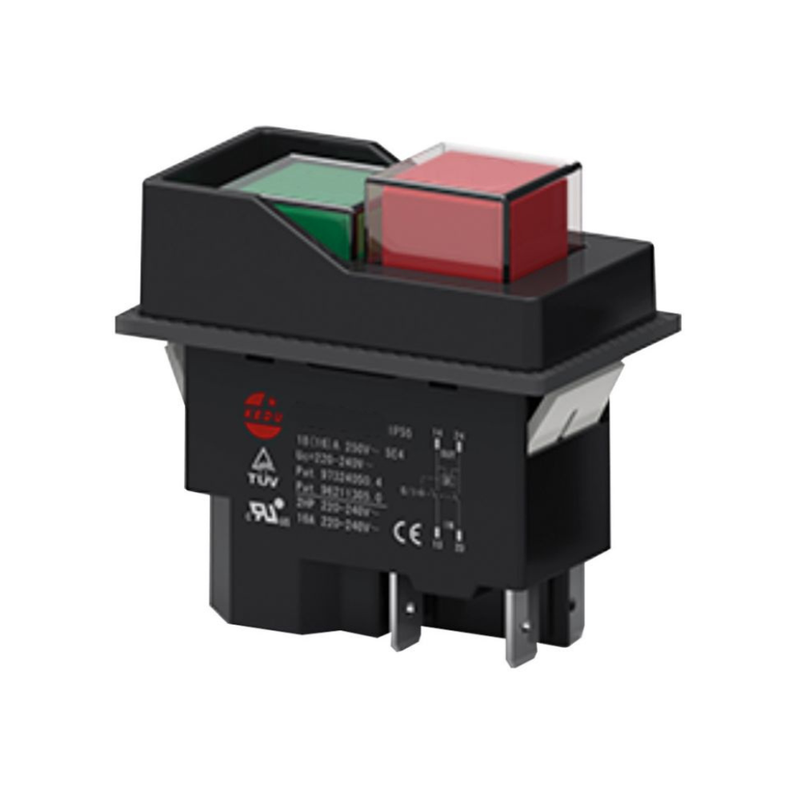 INTERRUTTORE 4 POLI RODSO/VERDE