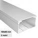 Canalina Passacavi Bianca 100x60 In Plastica e Coperchio Lunghezza 2 Metri - ElettroWatt.eu