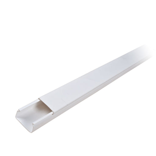Canalina Passacavi Bianca 40X16 In Plastica e Coperchio Lunghezza 2 Metri - ElettroWatt.eu