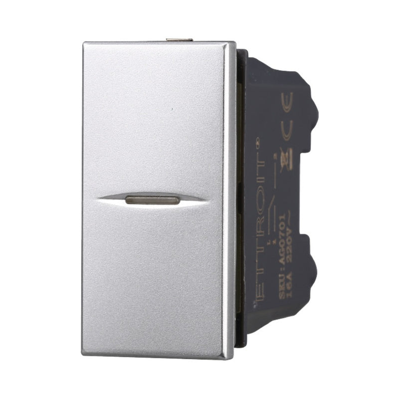 PULSANTE 1P ASSIALE - SERIE ABSOLUTE