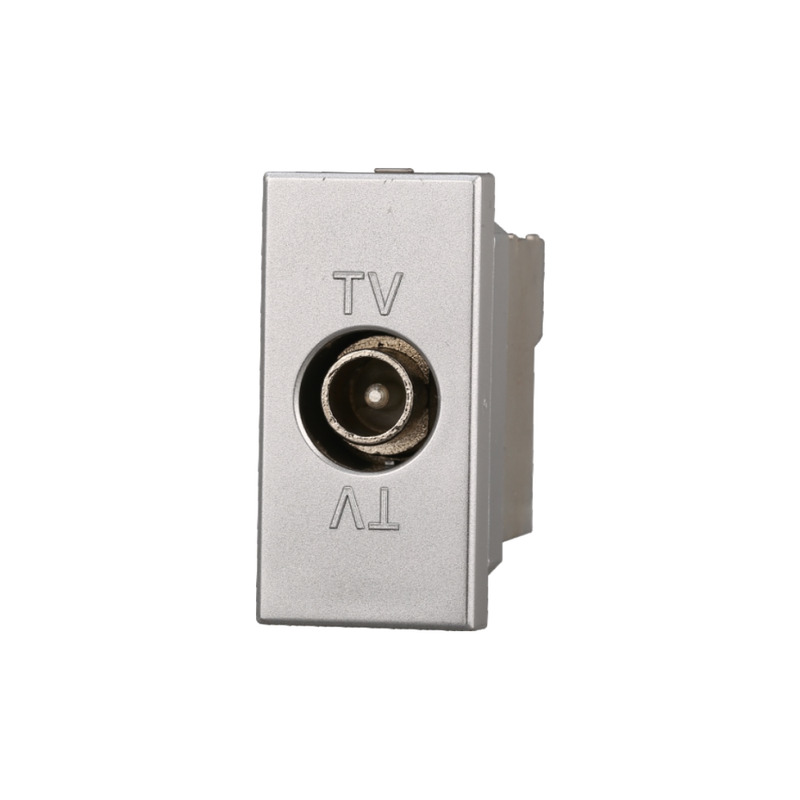 CONNETTORE TV MASCHIO GRIGIO - COMP. AXOLUTE