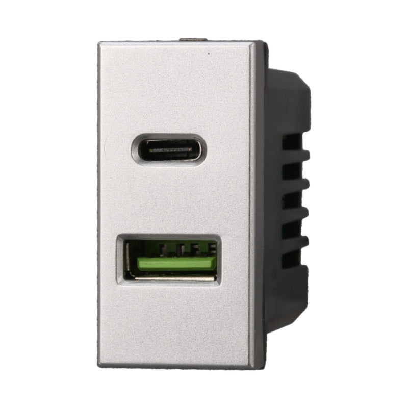 PRESA USB 2IN1 TYPE C - SERIE ABSOLUTE