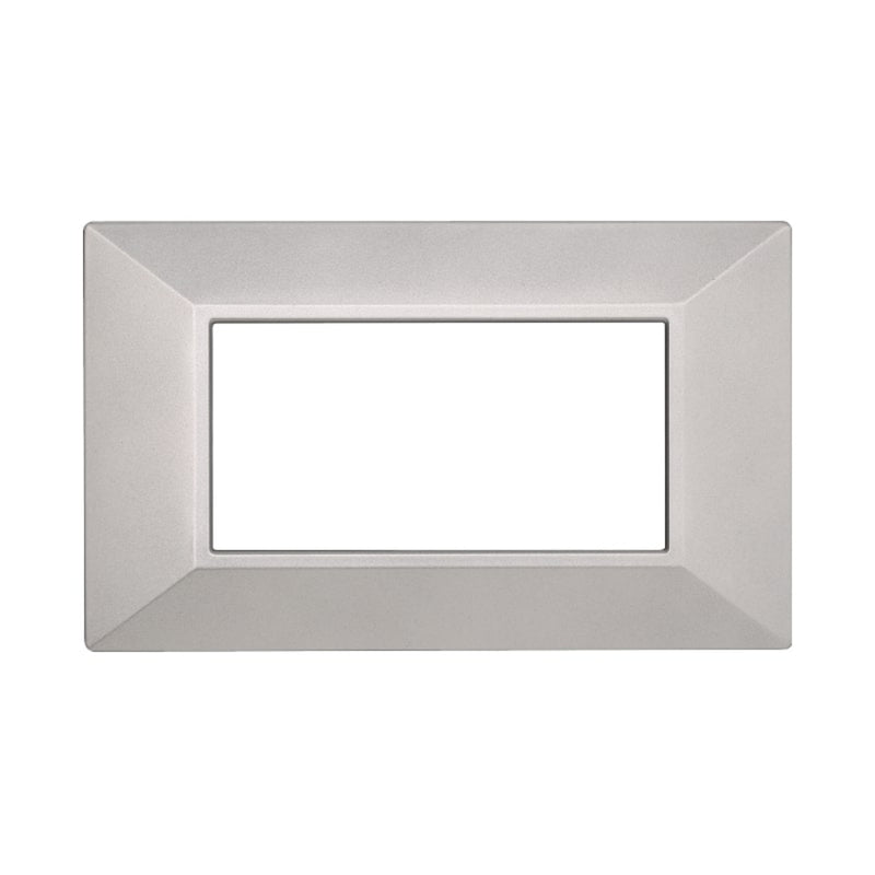 PLACCA PIRAMIDE 4P SILVER - ElettroWatt.eu