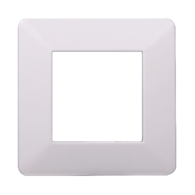 PLACCA PLASTICA 2P BIANCA - Comp. Plana
