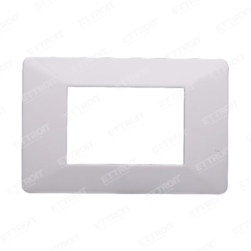 PLACCA PLASTICA 3P BIANCA Comp Plana