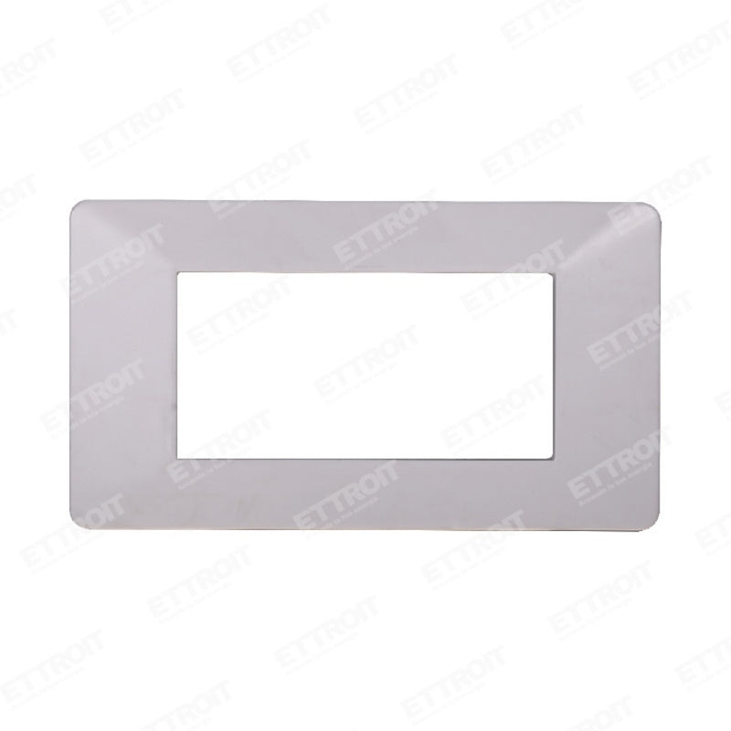 PLACCA PLASTICA 4P BIANCA PLANA