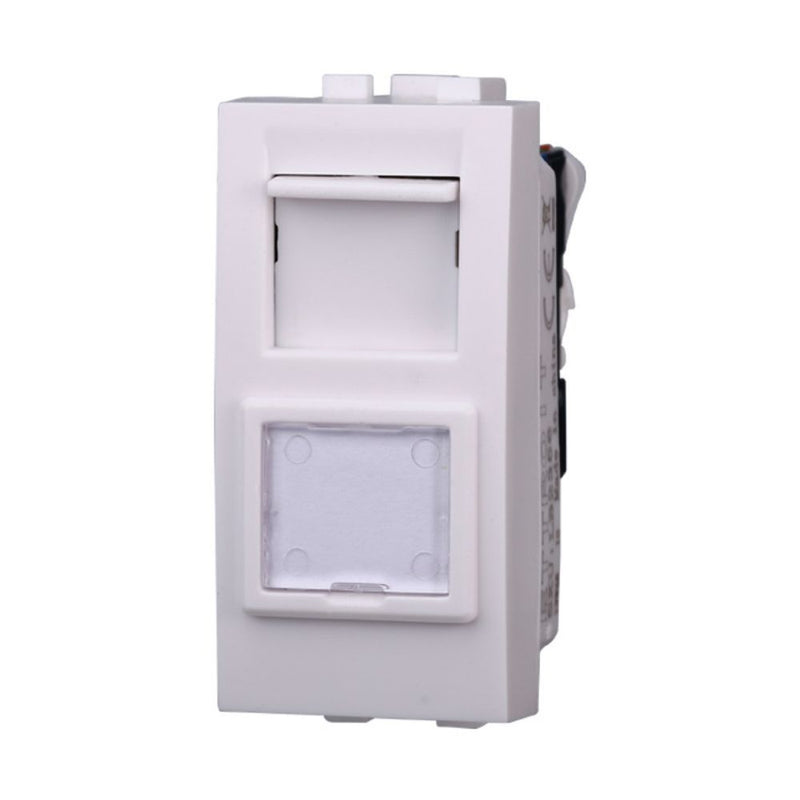 CONNETTORE RJ45 CAT6 BIANCO COMPATIBILE LIVING