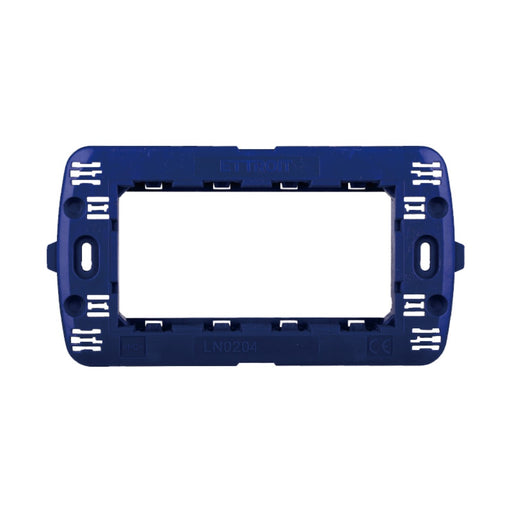 SUPPORTO 4 POSTI COMP. BTICINO LIVING - ElettroWatt.eu