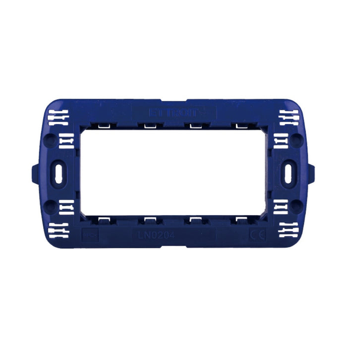 SUPPORTO 4 POSTI COMP. BTICINO LIVING - ElettroWatt.eu