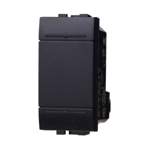 PULSANTE 1P NERO COMP. LIVING - ElettroWatt.eu