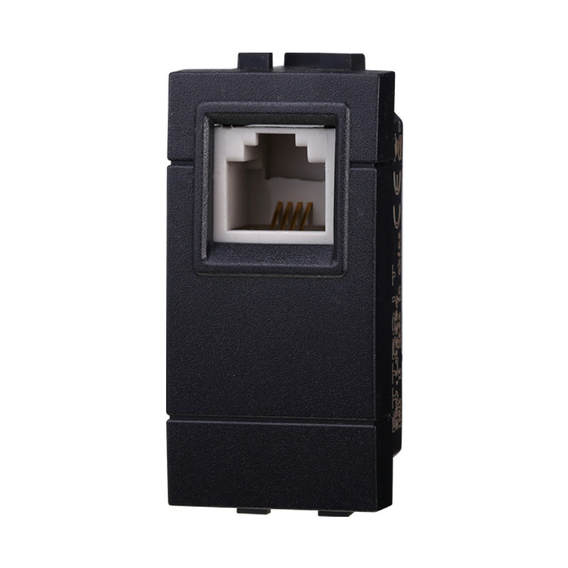 CONNETTORE RJ11 TELEFONO LIVING NERO