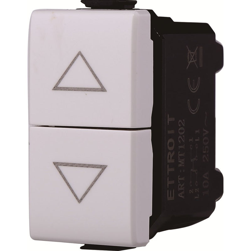 PULSANTE DOPPIO 1P+1P 16A COMP. MATIX