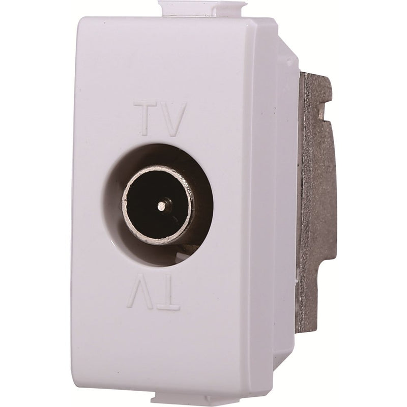 CONNETTORE TV MASCHIO PASSANTE - MATIX - ElettroWatt.eu