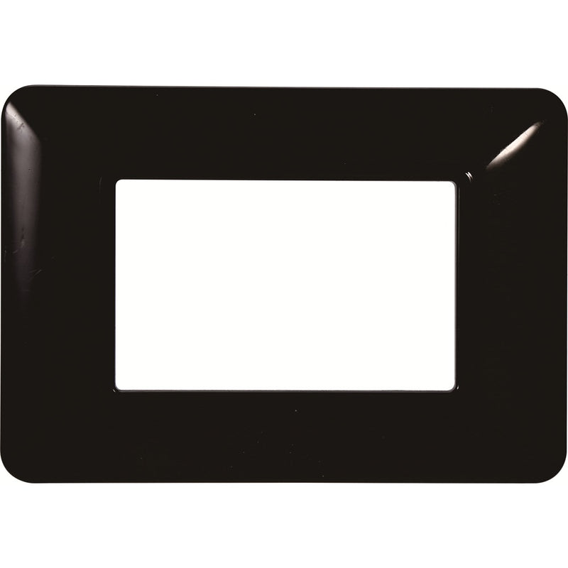 PLACCA PLASTICA 3P NERO comp. Matix - ElettroWatt.eu