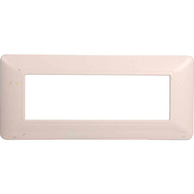 PLACCA PLASTICA 6P BIANCA COMP. TICINO LIVING - ElettroWatt.eu