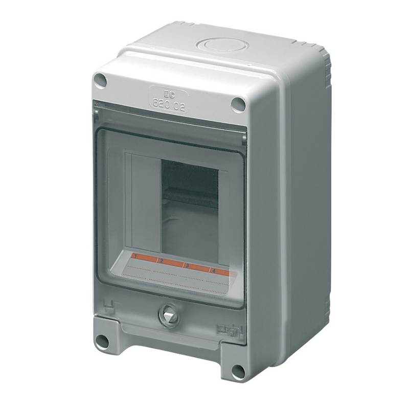 Centralino da parete stagno IP65 2/4 moduli