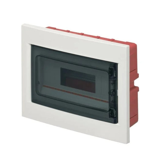 Centralino incasso Bianco Porta Trasparente 12 moduli - ElettroWatt.eu