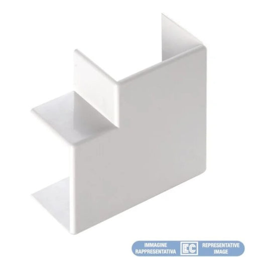 Angolo piano per canale dim. 100x60 bianco - ElettroWatt.eu
