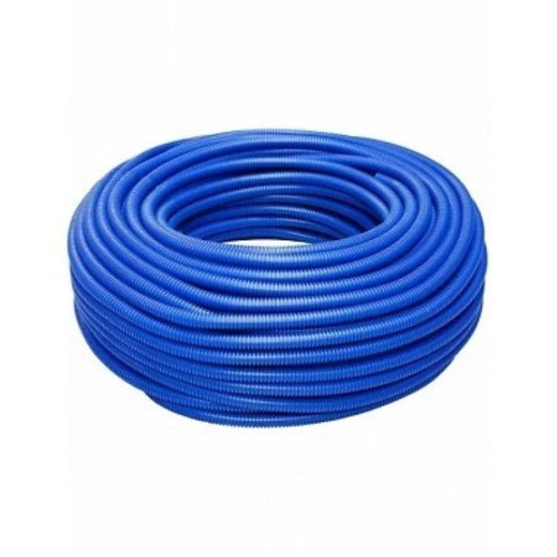 Tubo corrugato 33212 in PVC d. 20 blu