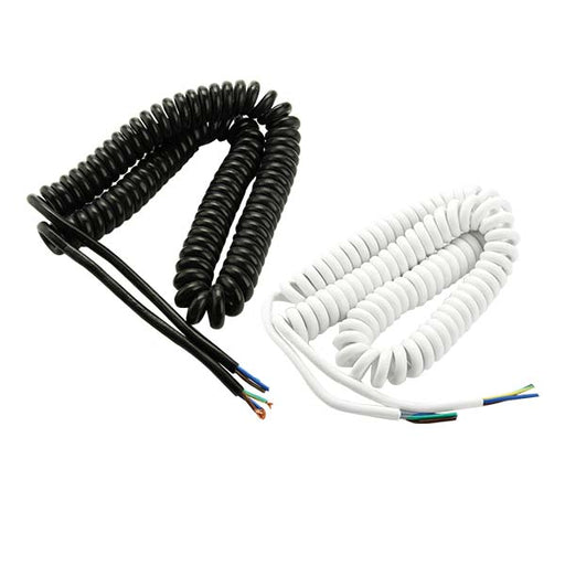 Cavo Spiralato 3x1 Bianco 3m - Elettrowatt