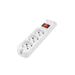 MULTIPRESA 3 POSTI CON INTERRUTTORE SENZA CAVO - CABLAGGIO CONSIGLIATO cod. FA3093500 - ElettroWatt.eu