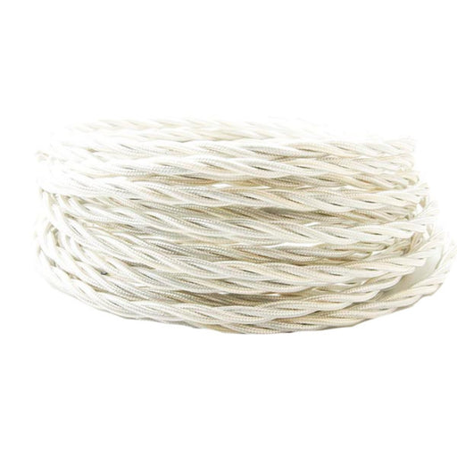 Cavo seta 50 m doppio isol. 3X0.75 Bianco - PREZZO AL METRO - ElettroWatt.eu