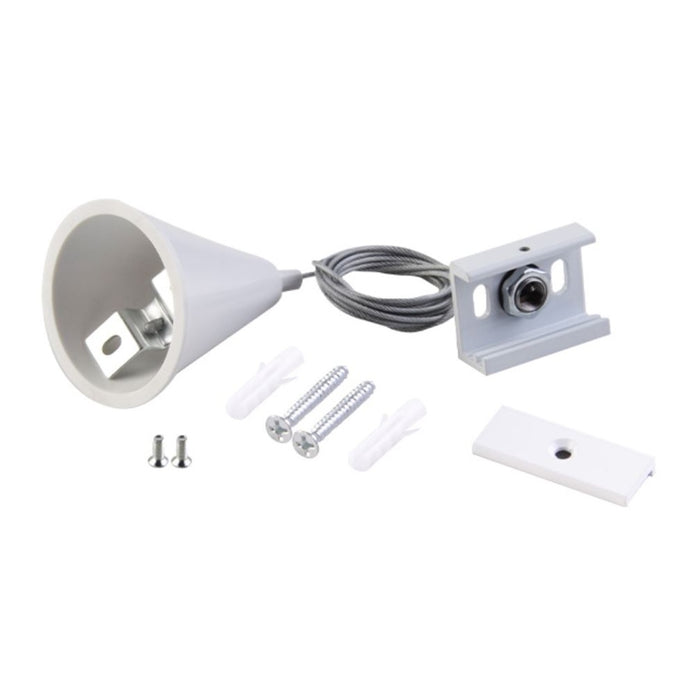 KIT SOSPENSIONE PER BINARIO BIANCO - ElettroWatt.eu