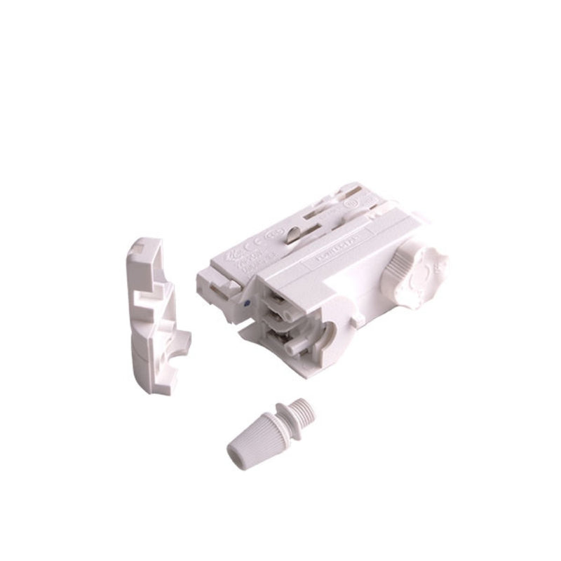 Adattatore Per Binario Trifase Bianco - ElettroWatt.eu