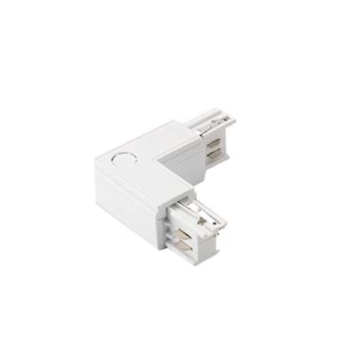 CURVA SINISTRA PER BINARIO TRIFASE BIANCO - ElettroWatt.eu