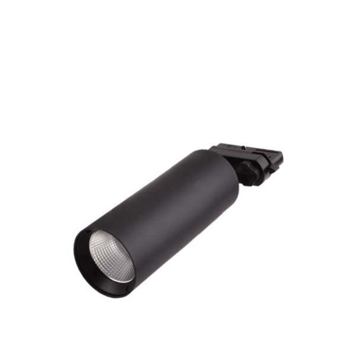 FARETTO PER BINARIO 21-30W 3CCT 45 GRADI NERO - ElettroWatt.eu