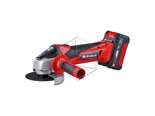 Smerigliatrice angolare a batteria PXC 18V. Con batteria 4Ah e caricabatteria inclusi.