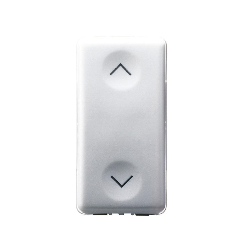 Doppio pulsante saliscendi serie Gewiss System White