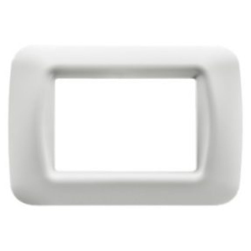 PLACCA 3 POS.BIANCO NUVOLA TOP SYSTEM - ElettroWatt.eu